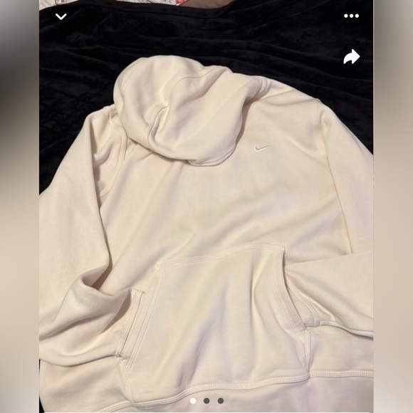 Tan/cream nike hoodie - Picture 1 of 3